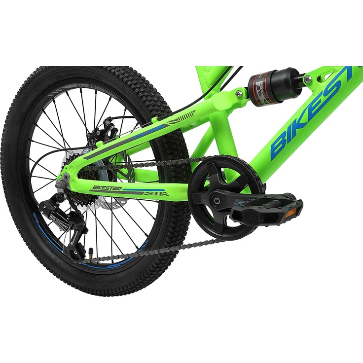 Bikestar Fully Mountainbike Kinderfahrrad 20 Zoll - Grün – Bild 3