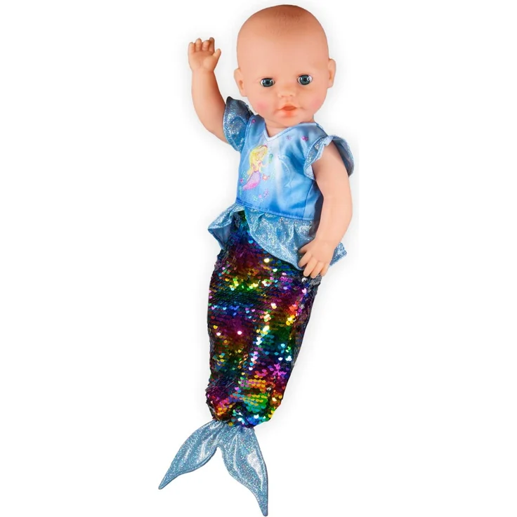 Heless - Puppen-Kleid Meerjungfrau Ava mit Wendepailletten, Gr. 35-45 cm - Preisvergleich – Bild 5