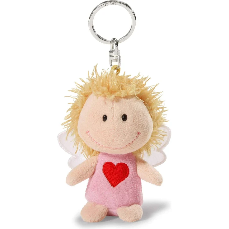 NICI Schlüsselanhänger Schutzengel „Bin immer bei dir“, Glücksbringer Engel I Schutzengel mit Herz I Engel Schlüsselanhänger für Schlüsselband, Schlüsselbund & Schlüsselkette I 34554 – Bild 1