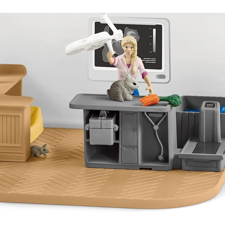 Schleich Farm World 42502 'Tierarzt-Praxis mit Haustieren', ab 3 Jahren, 27 Teile – Bild 8
