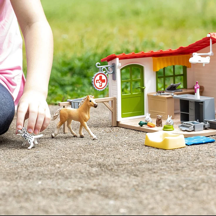 Schleich Farm World 42502 'Tierarzt-Praxis mit Haustieren', ab 3 Jahren, 27 Teile – Bild 10