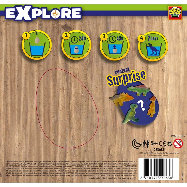 dinosaurier-Eierschlupf 20 x 20 cm Entdecken – Bild 5