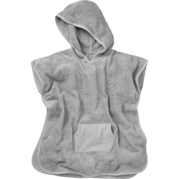 Rotho Babydesign Baby-Badeponcho stone grey – Bild 1