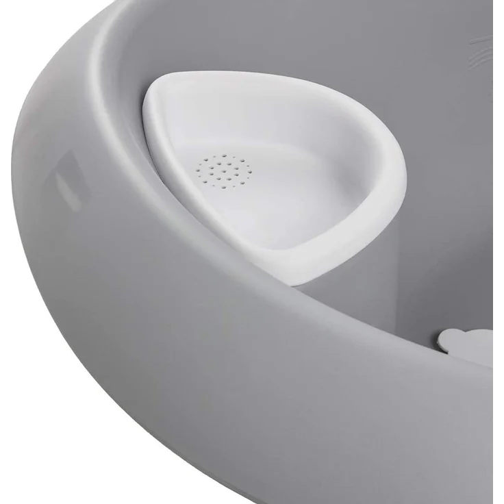 keeeper Stars Ergonomische Babywanne mit Softgriff, Stöpsel und anatomisch geformten Badesitz, Ab 0 bis ca. 6 Monate, Natalia, Grau – Bild 8