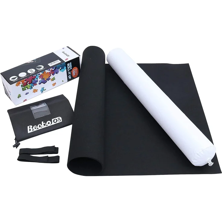 Becko Puzzle Roll Jigsaw Aufbewahrungsfilzmatte Puzzle-Speichersystem Puzzleunterlage Puzzlematte Jigroll bis zu 1500 Stück umweltfreundliches Material für Jigsaw Puzzle Player Box mit Kordelzug - Preisvergleich – Bild 5