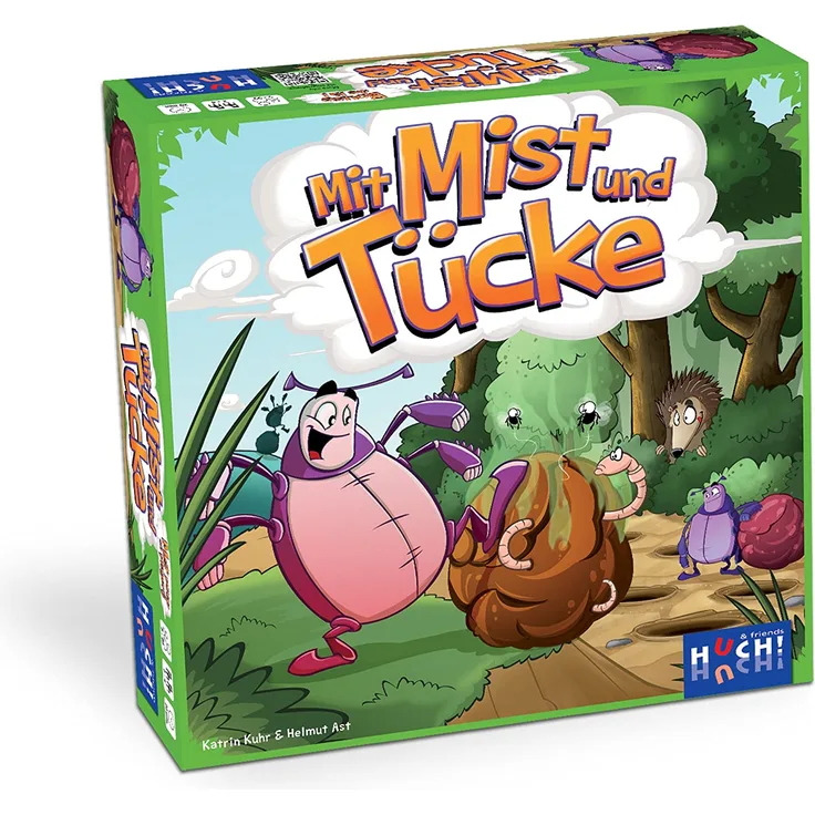 Huch & Friends 878670 - Mit Mist und Tücke, Geschicklichkeitsspiel
