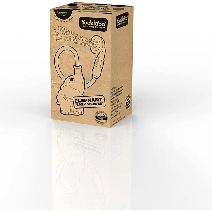 Yookidoo Babydusche Elefant, Lila – Bild 6