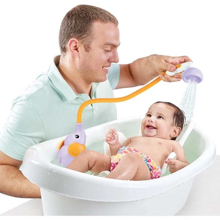 Yookidoo Babydusche Elefant, Lila – Bild 5