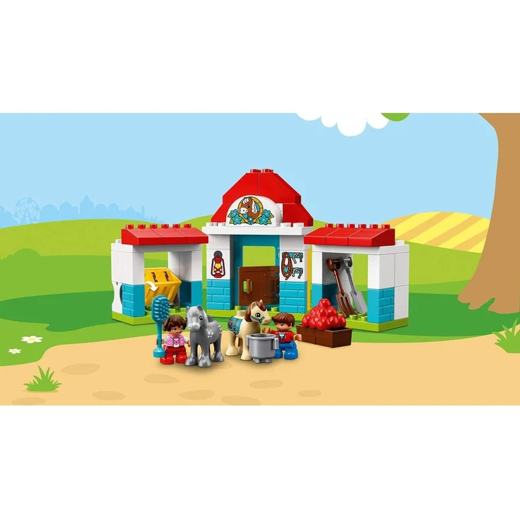 LEGO Duplo 10868 - Pferdestall, Spielzeug für das Kindergartenalter – Bild 4