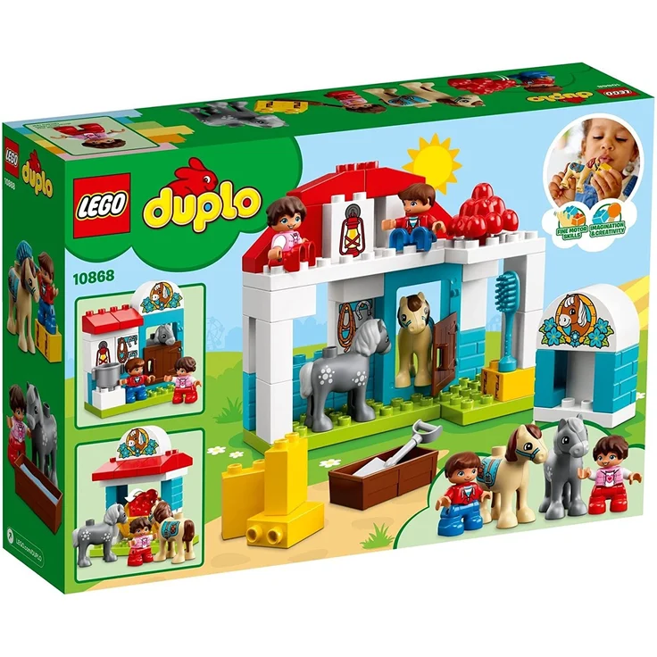 LEGO Duplo 10868 - Pferdestall, Spielzeug für das Kindergartenalter – Bild 2