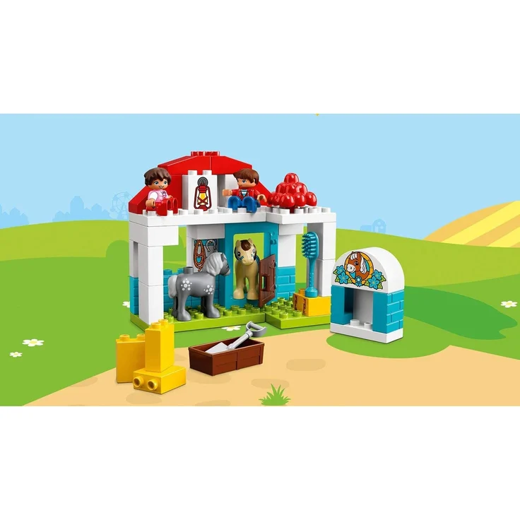 LEGO Duplo 10868 - Pferdestall, Spielzeug für das Kindergartenalter – Bild 5