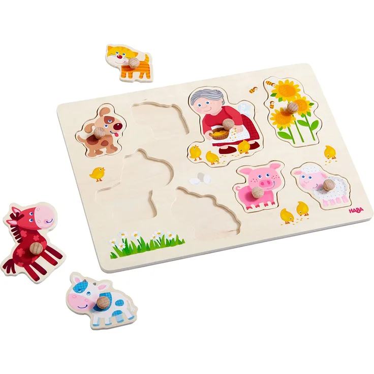 HABA® - Greifpuzzle Oma Lenis Tiere