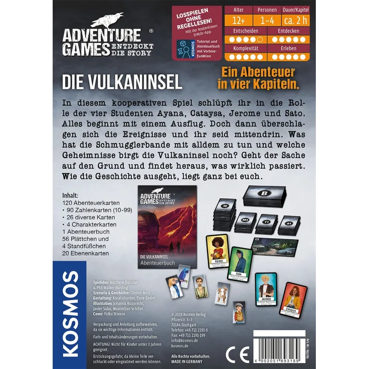 KOSMOS - Adventure Games - Entdeckt die Story - Die Vulkaninsel – Bild 2
