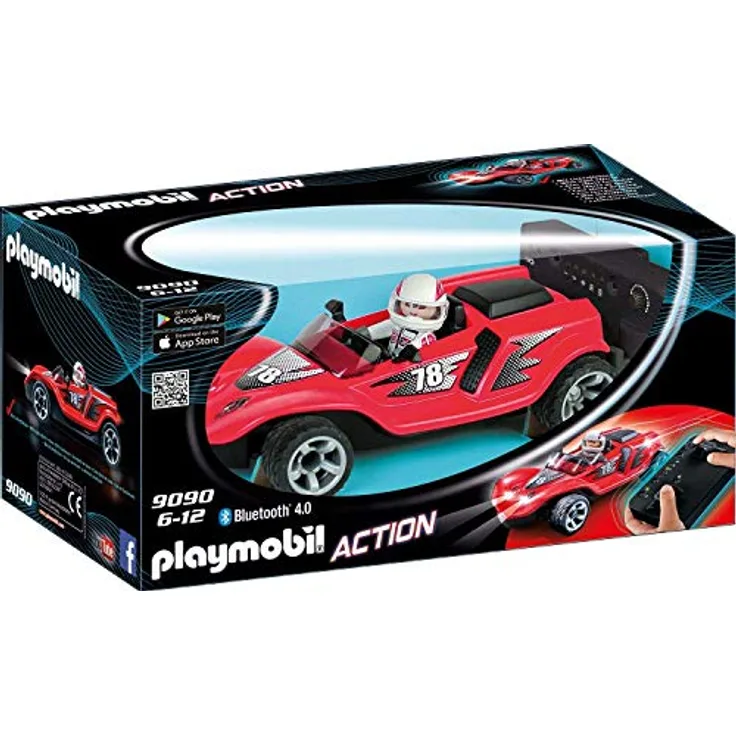 PLAYMOBIL Action 9090 RC-Rocket-Racer mit Bluetooth-Steuerung, Ab 6 Jahren