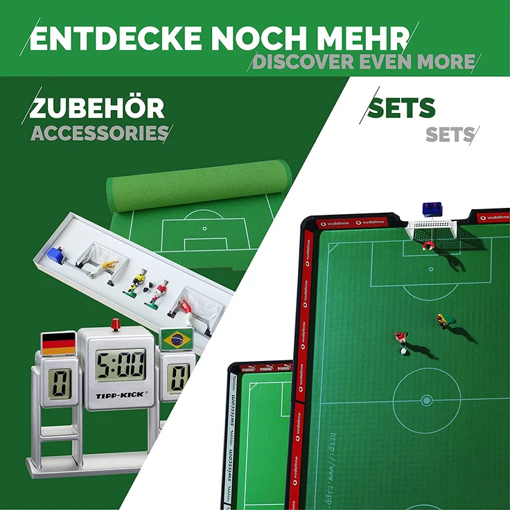 TIPP-KICK Top-Kicker Dortmund I Original Spieler für Groß & Klein I Spielspaß mit der Fußball-Figur Spiel I Zubehör I Trikot Gelb – Bild 6