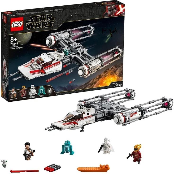 LEGO 75249 Star Wars - Widerstands Y-Wing Starfighter, Mehrfarbig – Bild 1