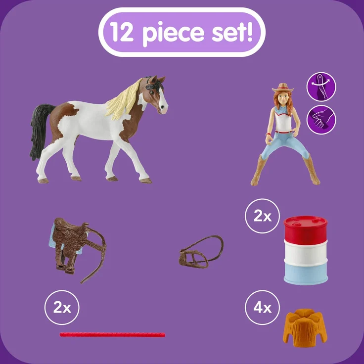 Schleich Spielset Horse Club Hannahs Western-Reitset – Bild 3