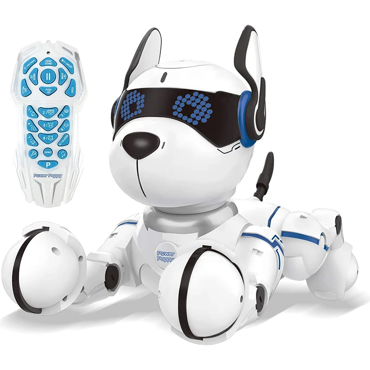 Lexibook DOG01 Power Puppy-My Programmable Smart Dog-Programmierbarer Roboter mit Fernsteuerung, Tanz, Yoga, Trainingsfunktion, Gesang – Bild 1