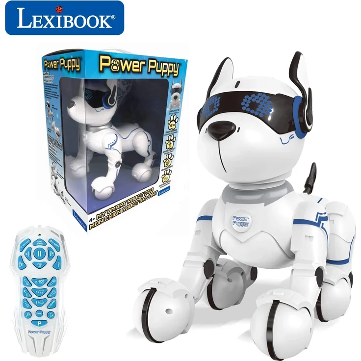 Lexibook DOG01 Power Puppy-My Programmable Smart Dog-Programmierbarer Roboter mit Fernsteuerung, Tanz, Yoga, Trainingsfunktion, Gesang – Bild 5