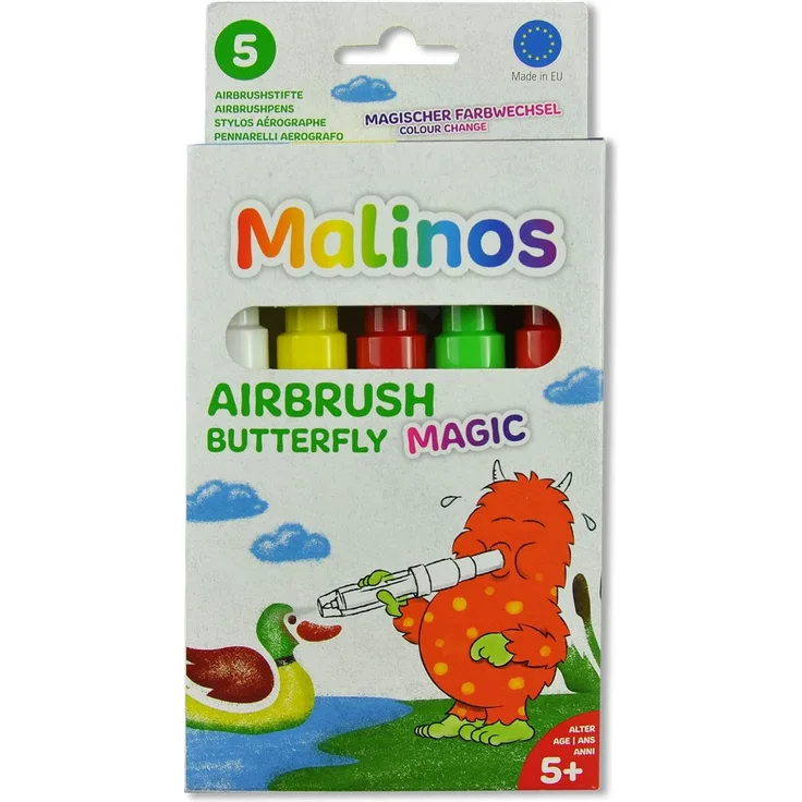 Airbrush Magic 5er Butterfly inkl. Schablone A6