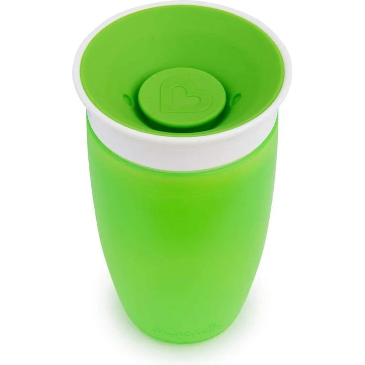 Munchkin Miracle 360ᵒ Trinkbecher, auslaufsicher, ab 12 Monaten, grün, 296 ml – Bild 2