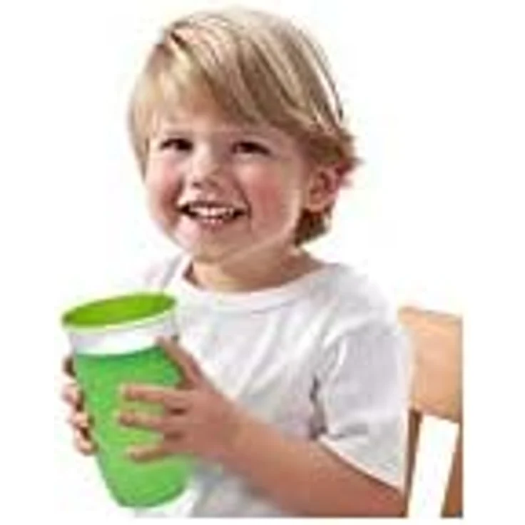 Munchkin Miracle 360ᵒ Trinkbecher, auslaufsicher, ab 12 Monaten, grün, 296 ml – Bild 6