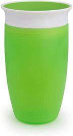 Munchkin Miracle 360° Trinkbecher, auslaufsicher, ab 12 Monaten, grün, 296 ml