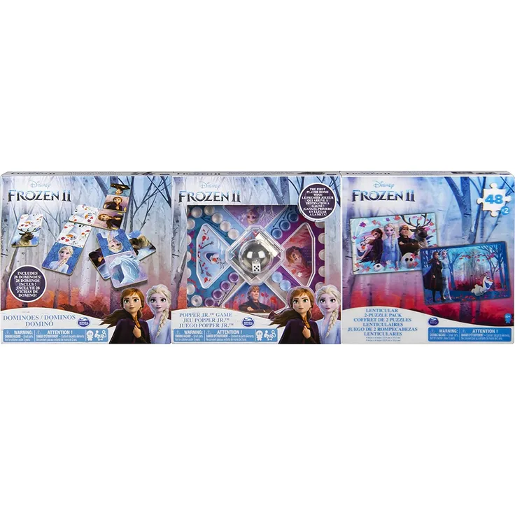 Spin Master - Frozen 2 - 6053006 - Spiele-Puzzle-Sammlung (3er-Pack)