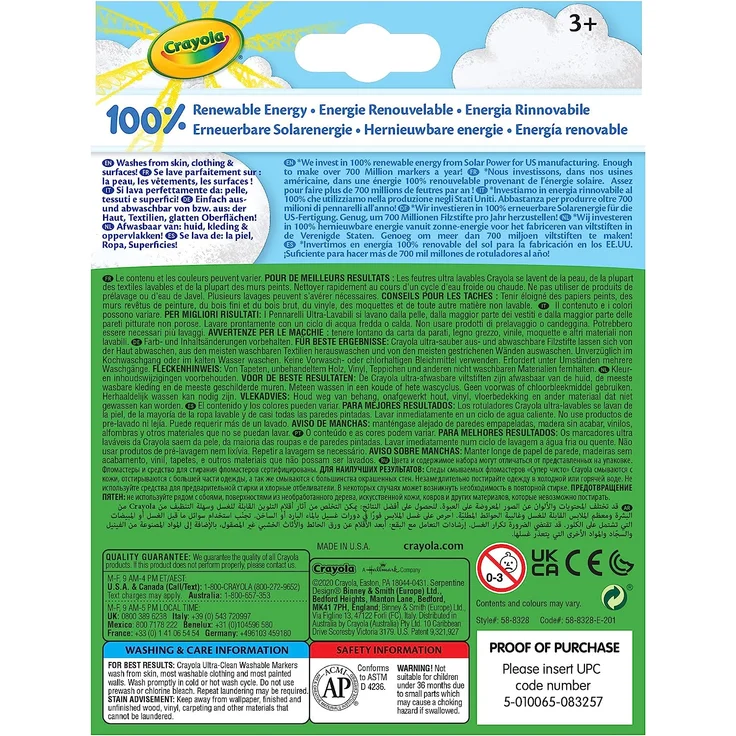 Crayola Flamastry super spieralne 8 sztuk - Preisvergleich – Bild 2