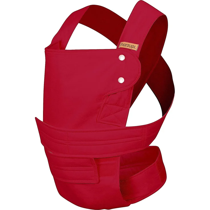 marsupi Baby- und Kindertrage, Version 2.0 (ruby red/red, S/M) – Bild 1