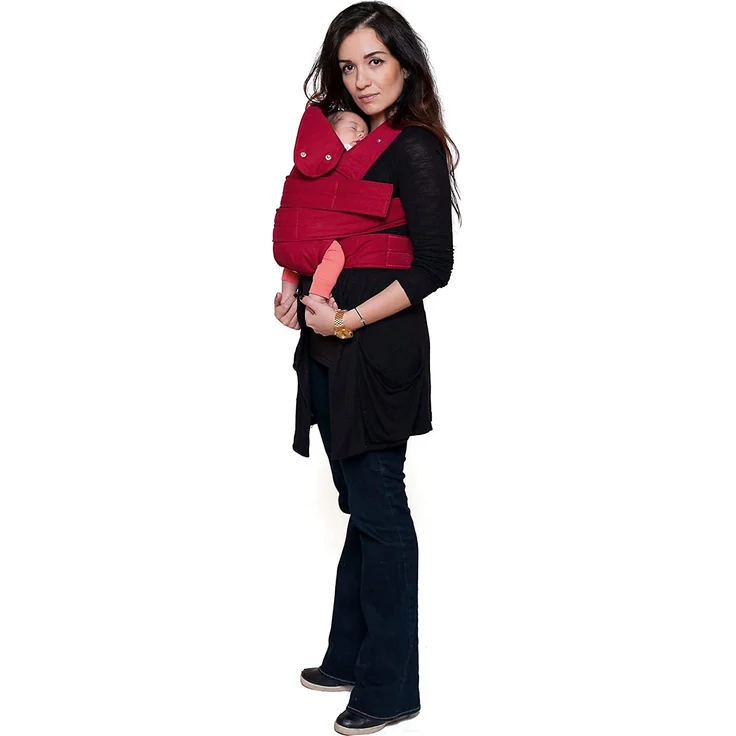 marsupi Baby- und Kindertrage, Version 2.0 (ruby red/red, S/M) – Bild 5