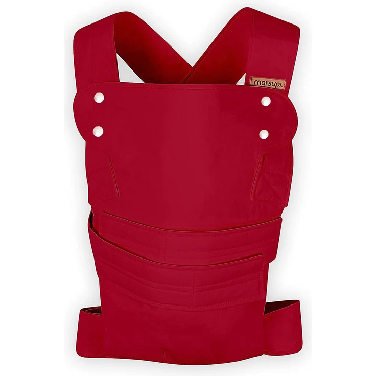 marsupi Baby- und Kindertrage, Version 2.0 (ruby red/red, S/M) – Bild 2