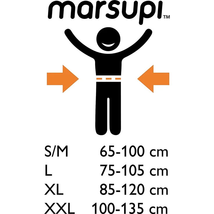 marsupi Baby- und Kindertrage, Version 2.0 (ruby red/red, S/M) – Bild 6