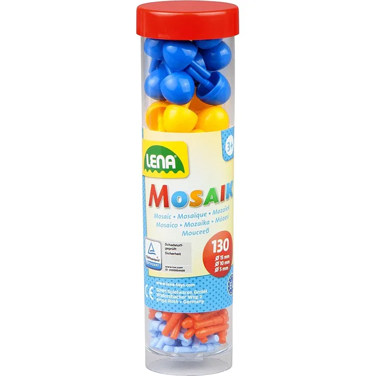 Lena - Mosaik Stecker color Mix Classic, Dose (130 Stück)