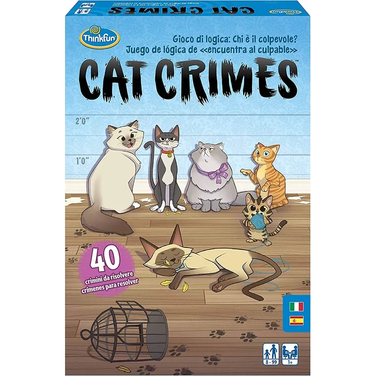 ThinkFun 76367 - Cat Crimes Reflexion und Logica