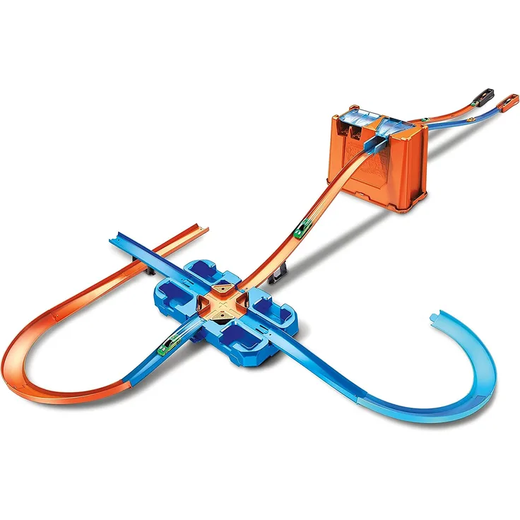 Hot Wheels GGP93 - Track Builder Mega Stunt Box mit Tracksets und Zubehör inkl. 2 Autos, Jungen Spielzeug ab 6 Jahren - Preisvergleich