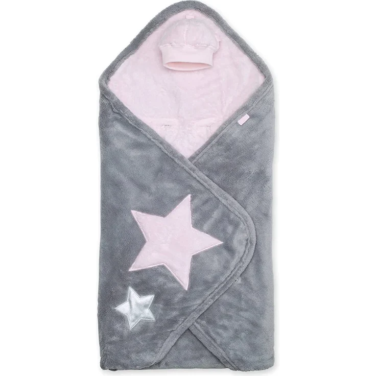 BEMINI Wickeldecke Softy + softy Baby rosa – Bild 1