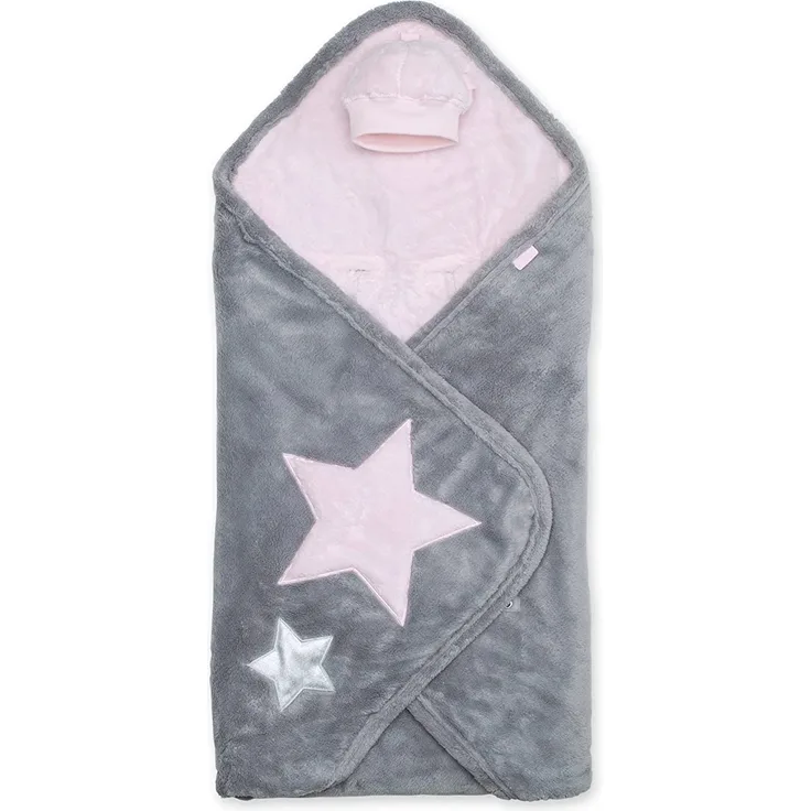 BEMINI Wickeldecke Softy + softy Baby rosa