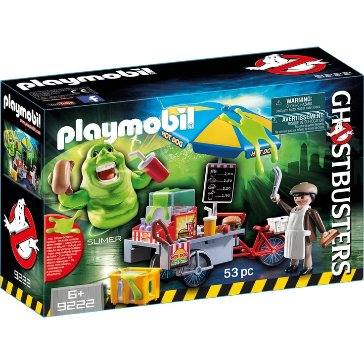 Playmobil Ghostbusters 9222 Slimer mit Hot Dog Stand, Ab 6 Jahren – Bild 1