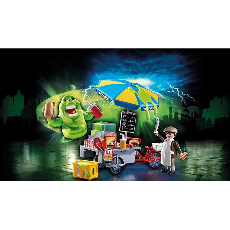 Playmobil Ghostbusters 9222 Slimer mit Hot Dog Stand, Ab 6 Jahren – Bild 2