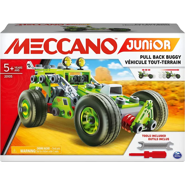 Meccano Junior Deluxe Buggy-Auto zum Zurückziehen