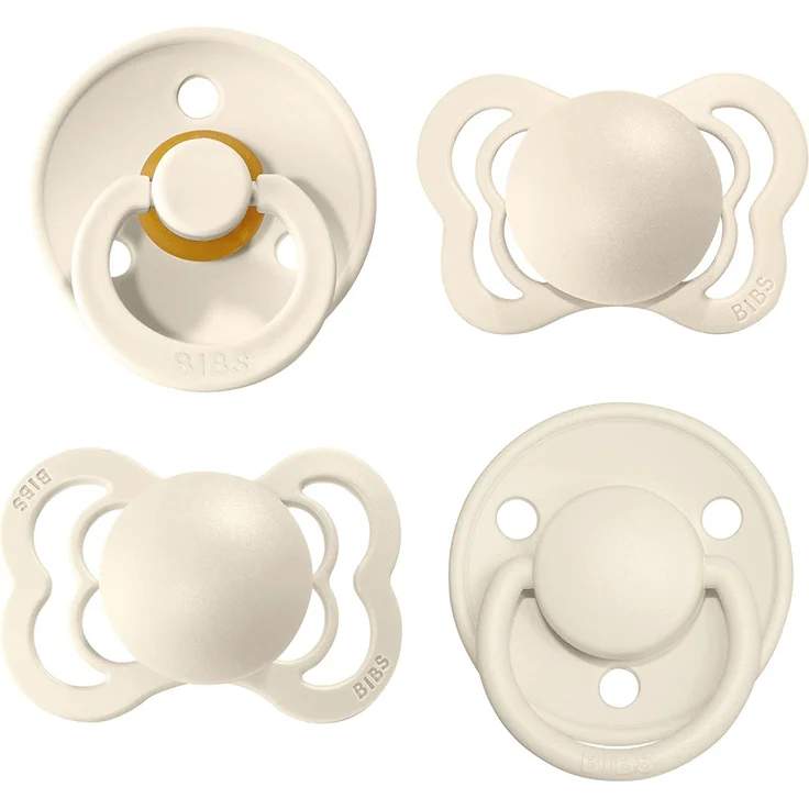 BIBS Schnuller Try-it Collection, 0-36 Monate, 2 Stück Ivory – Bild 2