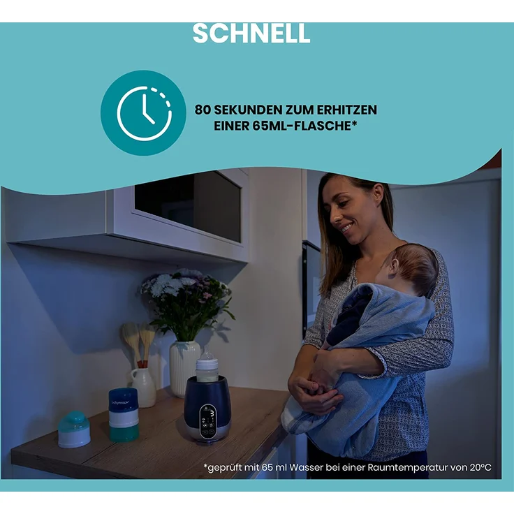Babymoov NutriSmart Flaschenwärmer Grau – Bild 5