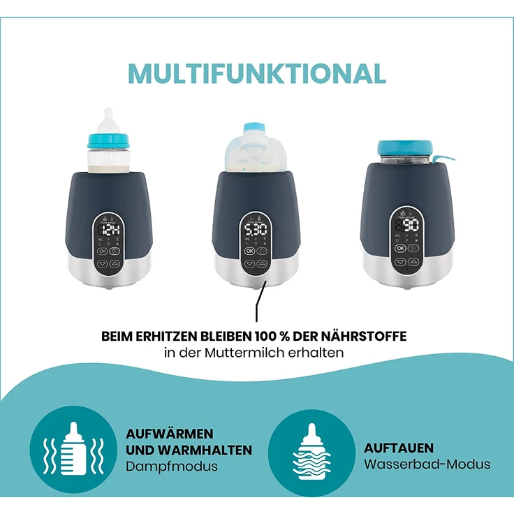 Babymoov NutriSmart Flaschenwärmer Grau – Bild 3