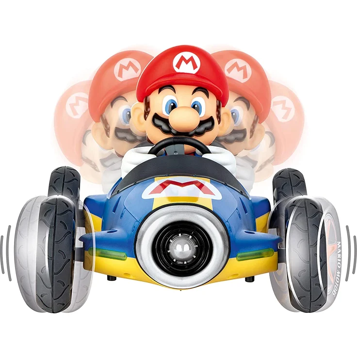 Carrera RC Nintendo Mario Kart Mach 8 │ Ferngesteuertes Auto ab 6 Jahren für drinnen & draußen │ Mini Mario Kart zum Fernbedienung zum Mitnehmen │ Spielzeug für Kinder & Erwachsene – Bild 4