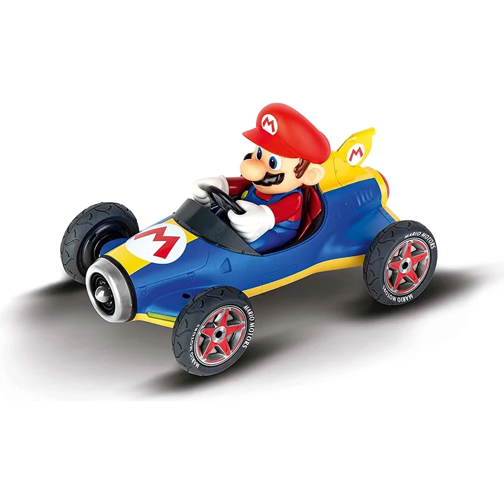 Carrera RC Nintendo Mario Kart Mach 8 │ Ferngesteuertes Auto ab 6 Jahren für drinnen & draußen │ Mini Mario Kart zum Fernbedienung zum Mitnehmen │ Spielzeug für Kinder & Erwachsene – Bild 1