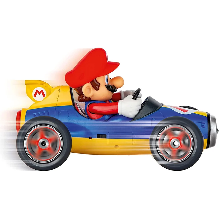 Carrera RC Nintendo Mario Kart Mach 8 │ Ferngesteuertes Auto ab 6 Jahren für drinnen & draußen │ Mini Mario Kart zum Fernbedienung zum Mitnehmen │ Spielzeug für Kinder & Erwachsene – Bild 5