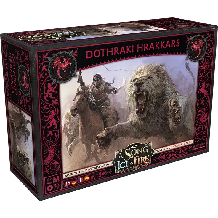Asmodee A Song of Ice & Fire – Hrakkars der Dothraki, Erweiterung, Tabletop, Deutsch