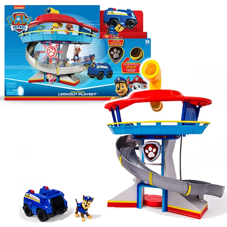 PAW Patrol Lookout Hauptquartier Spielset mit Chase