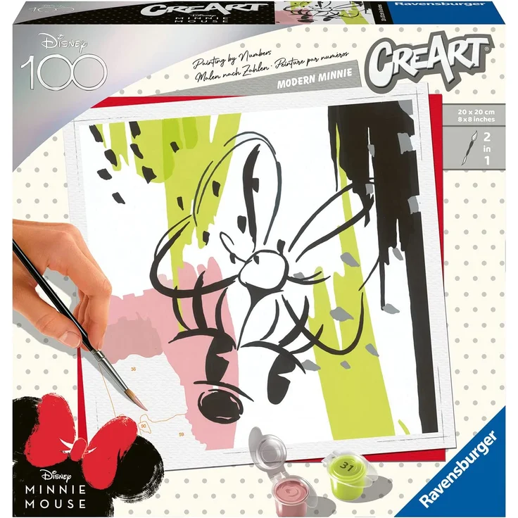 Ravensburger Malen nach Zahlen 23576 – Modern Minnie – ab 12 Jahren – Bild 1